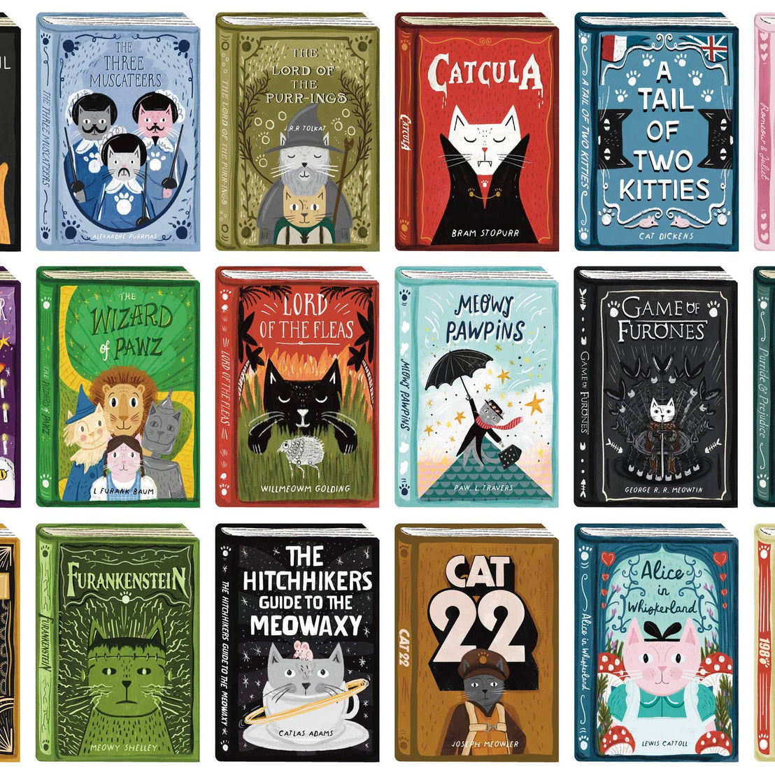 Cat Books Puzzle