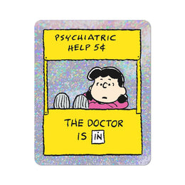 The Doctor Is In Sticker