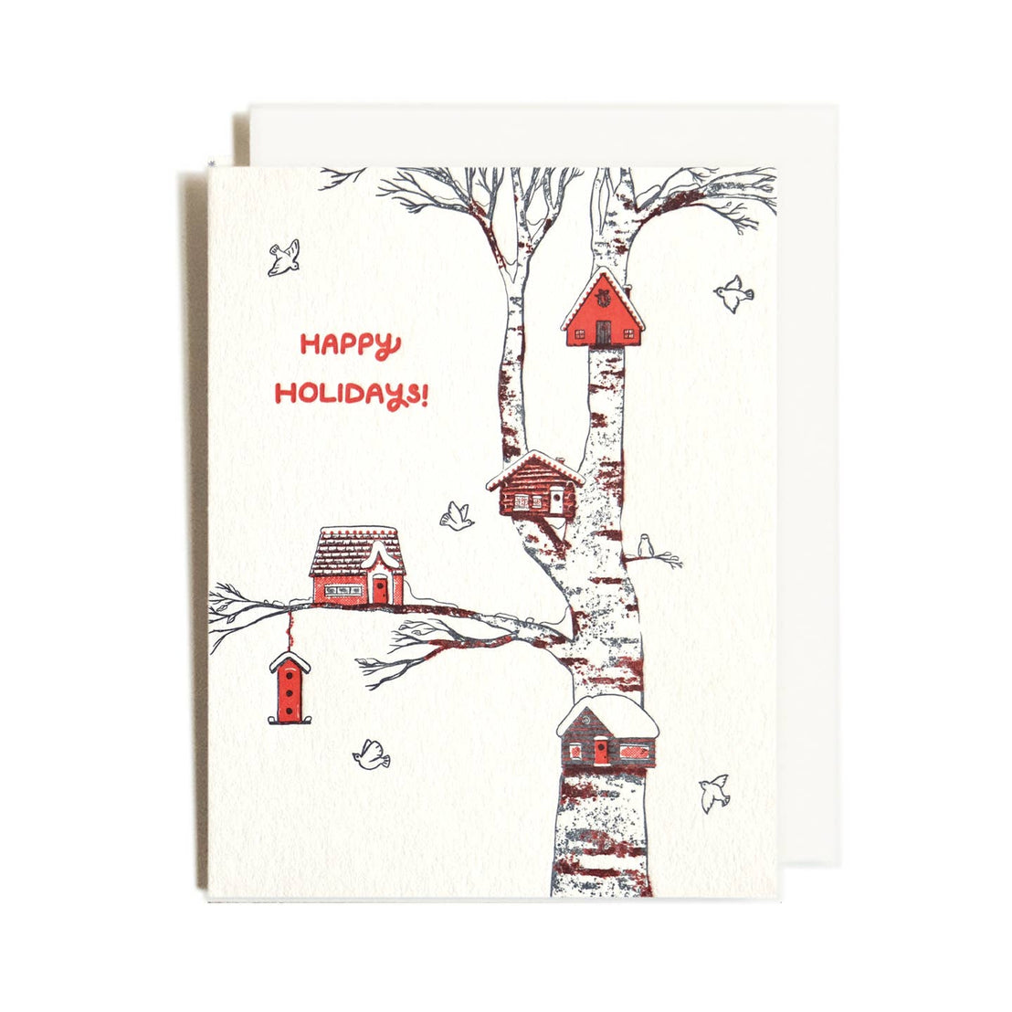 Birdhouse Holiday, Homework Letterpress