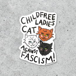 Childfree Cat Ladies Sticker