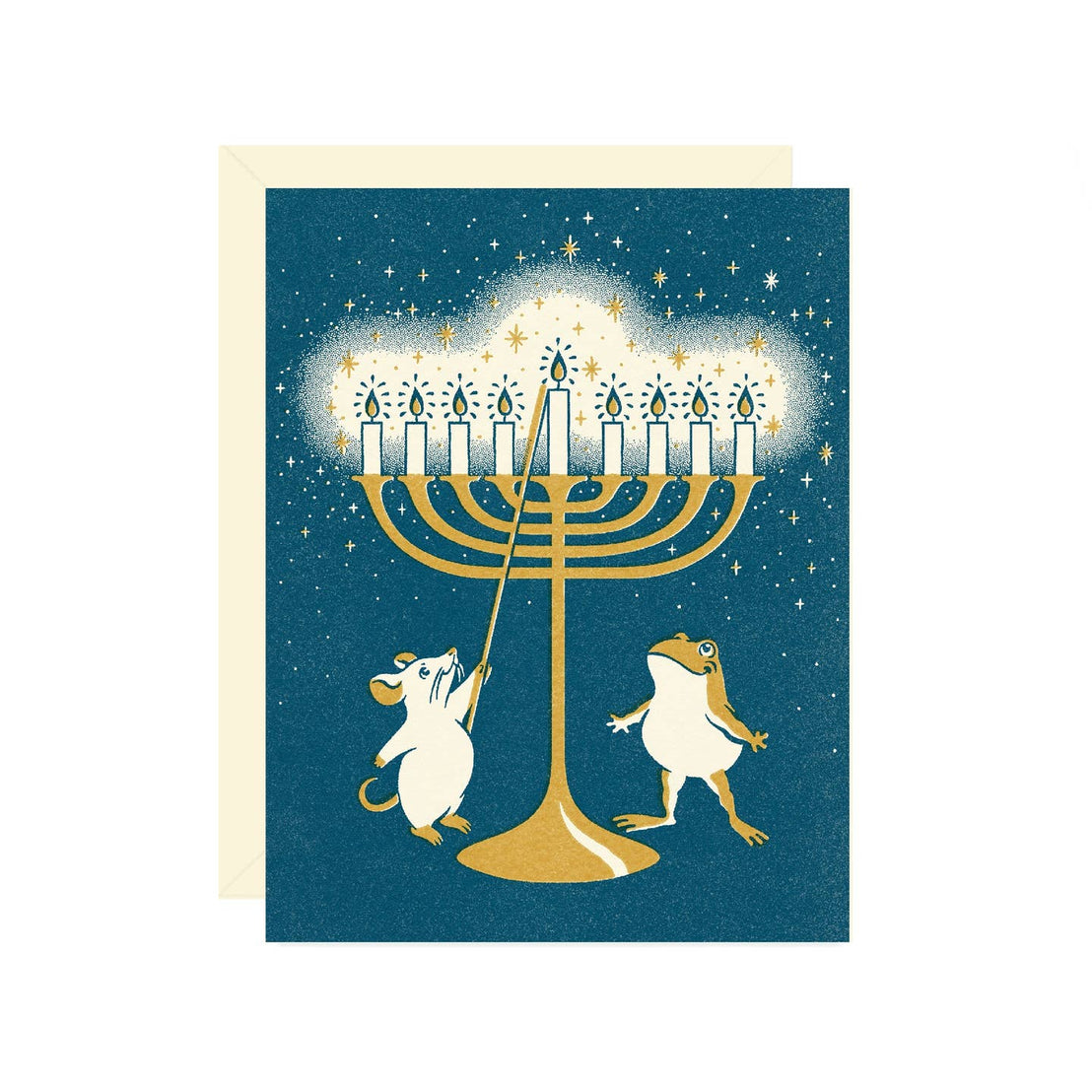 Menorah Hanukkah, Wallflower Paper