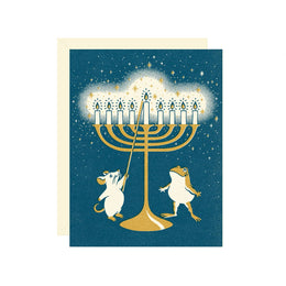 Menorah Hanukkah, Wallflower Paper