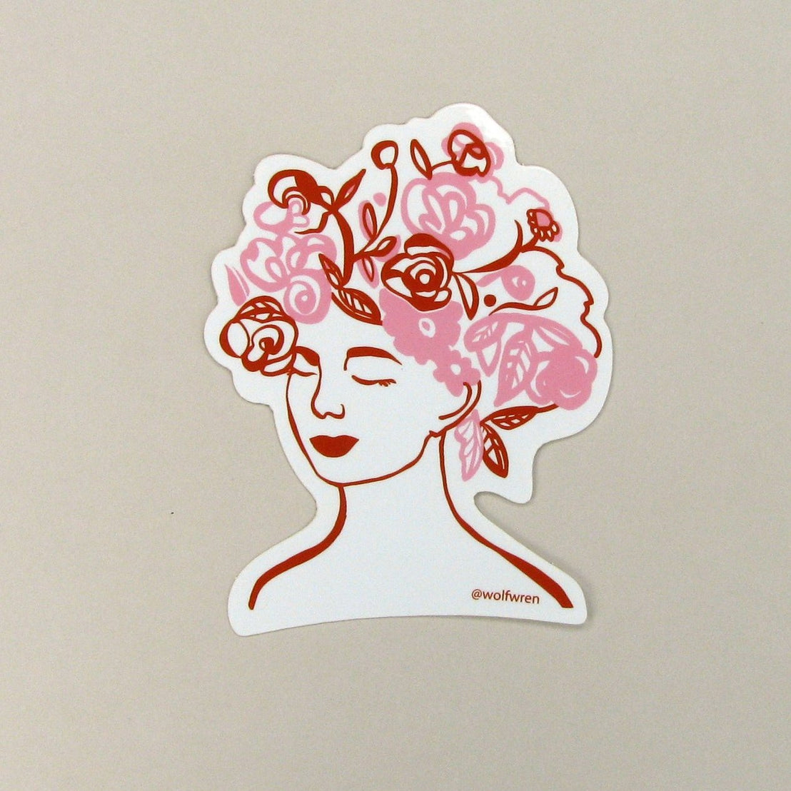 Flower Hair Sticker