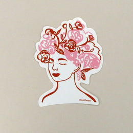 Flower Hair Sticker