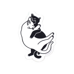 Snuggle Cats Sticker