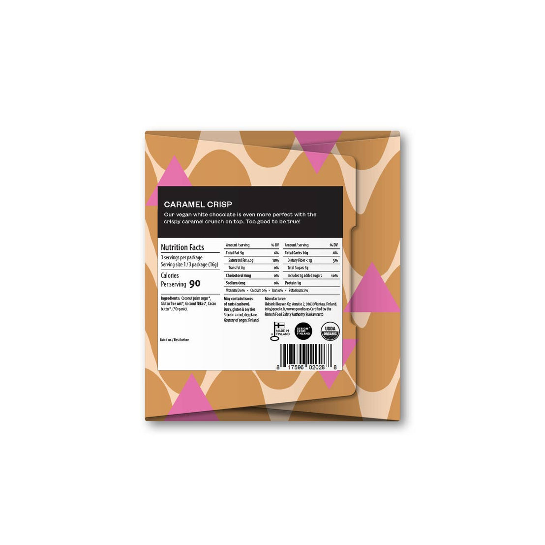 Caramel Crisp White Chocolate Bar