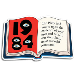 1984 Book Quote Sticker