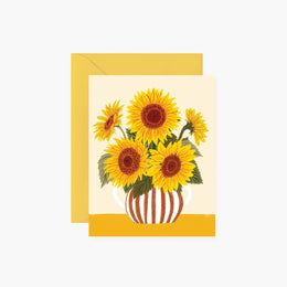 Sunflower Vase, Botanica Paper Co.