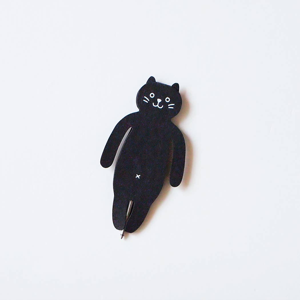 Black Cat Bookmark Pen