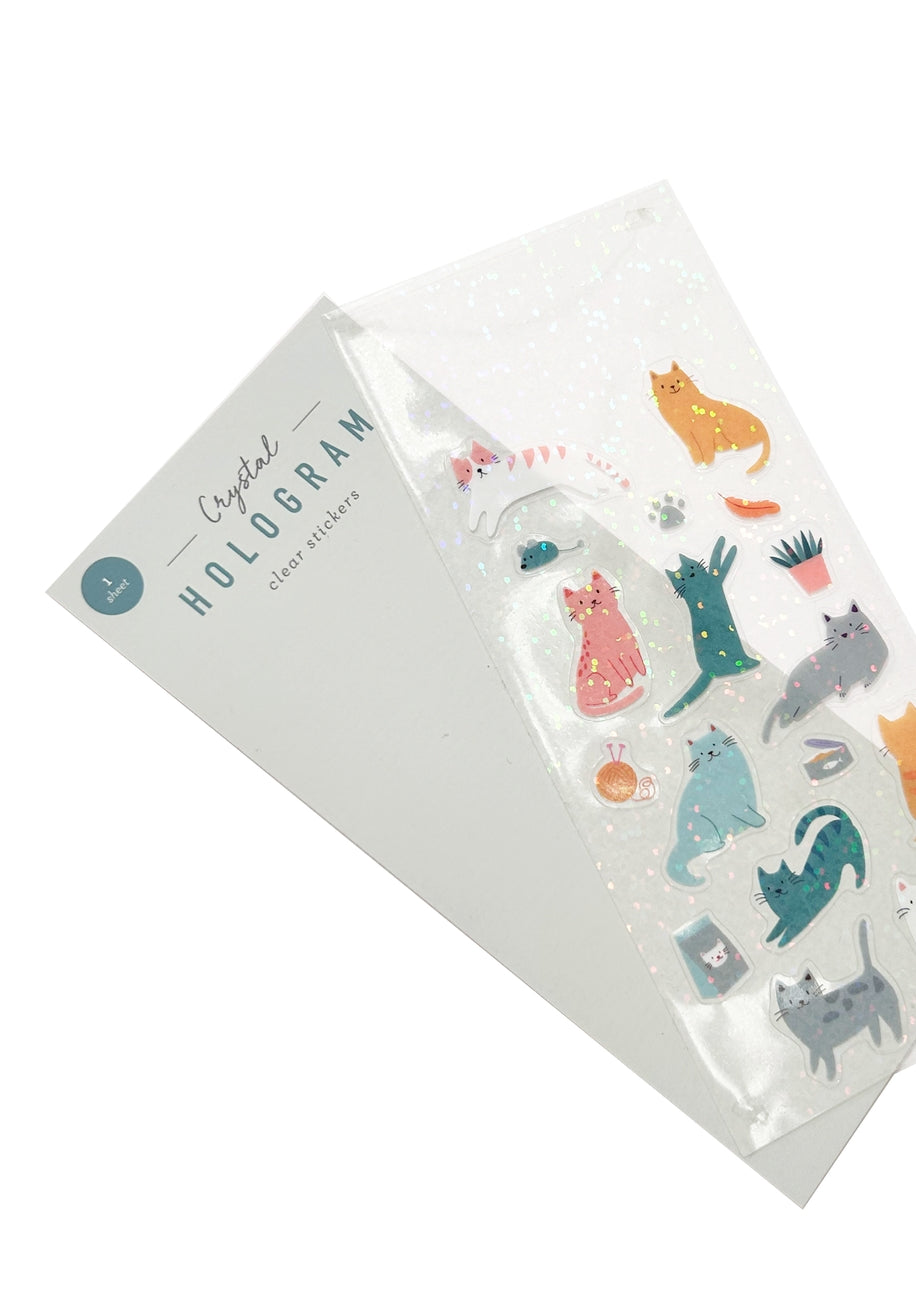 Cats Hologram Stickers