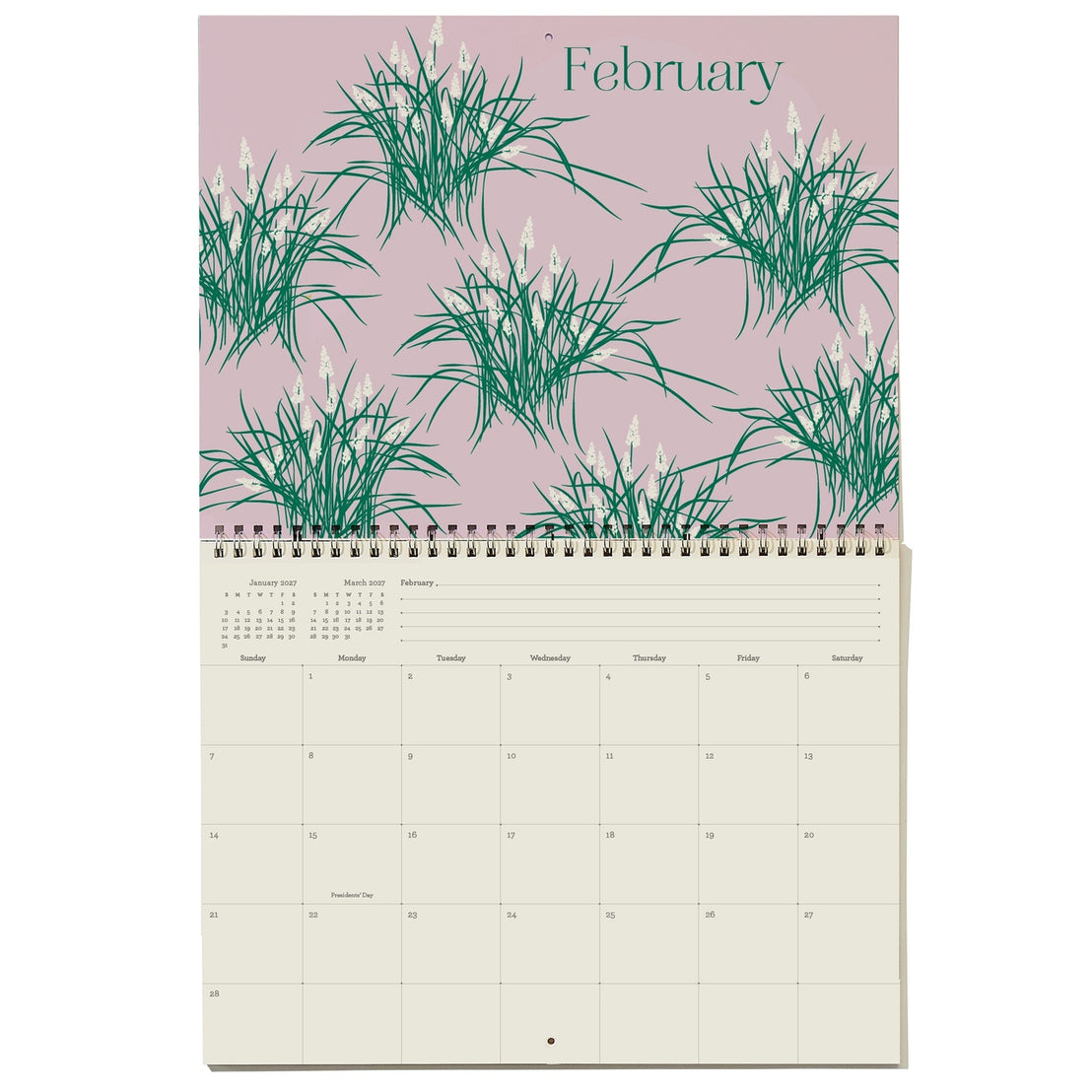 2027 Write-On Calendar