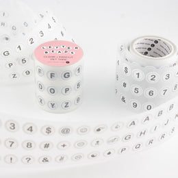 Letter Beads Pet Tape