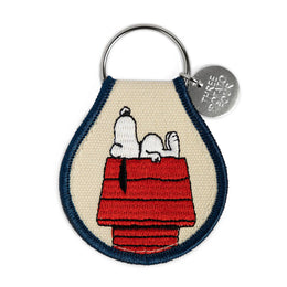 Snoopy Doghouse Patch Keychain