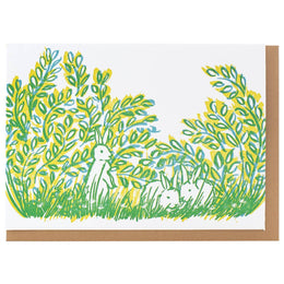 Bunnies Notecard Set, Smudge Ink