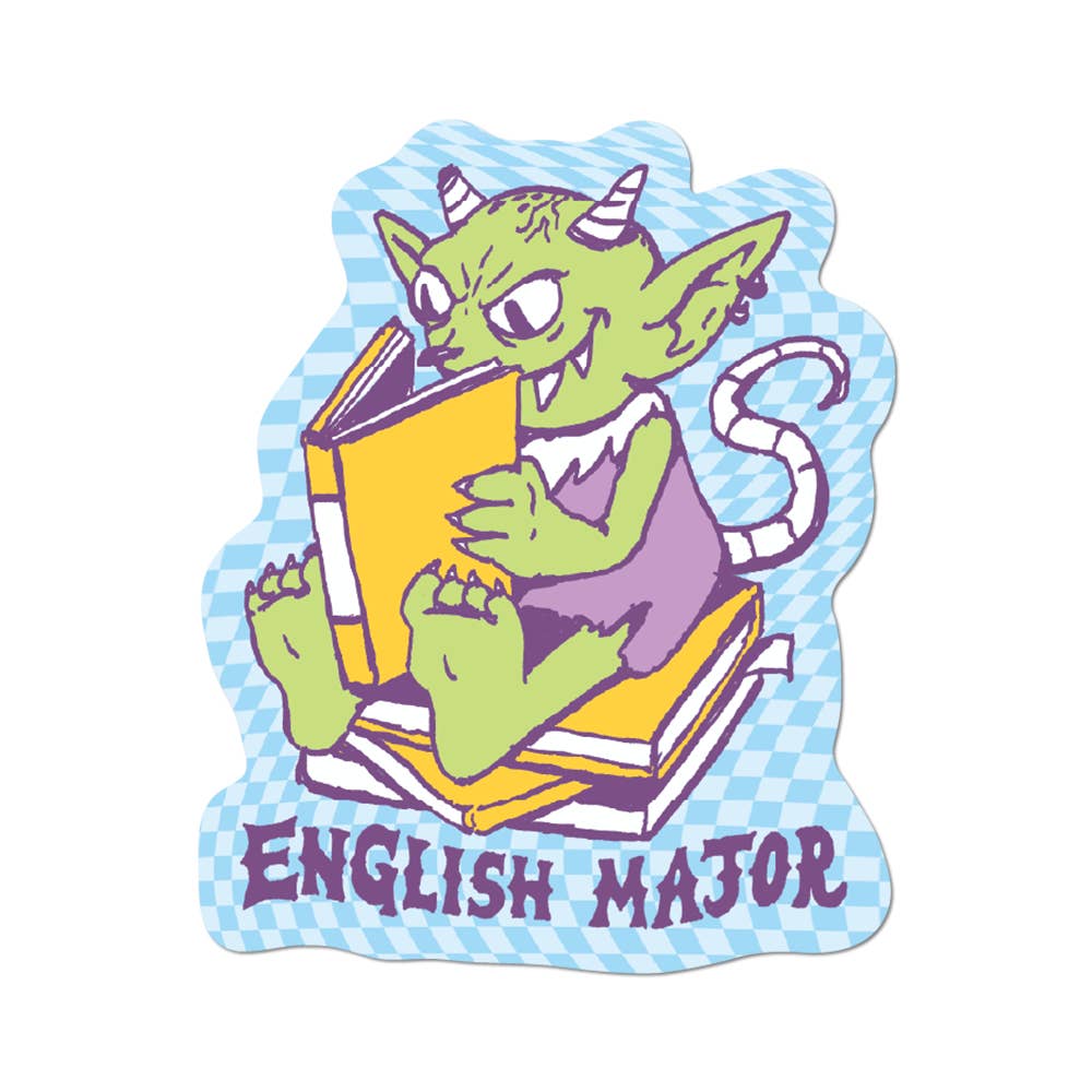 English Major Sticker