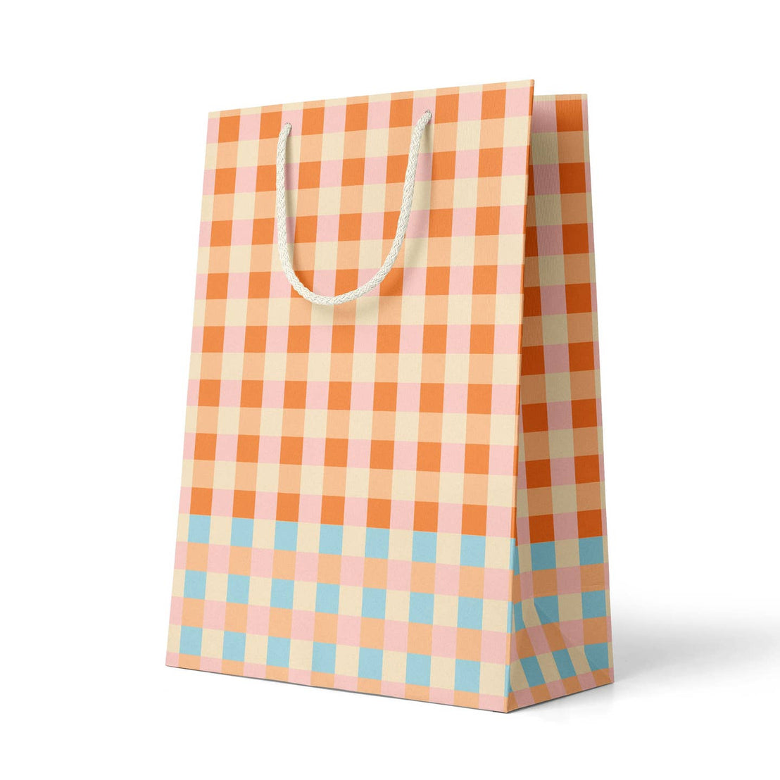 Camp Check Gift Bag