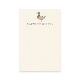 Feeling Pro-Duck-tive Notepad