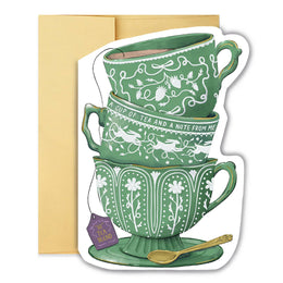 Hi Tea Teacup Stack, Good Juju Ink