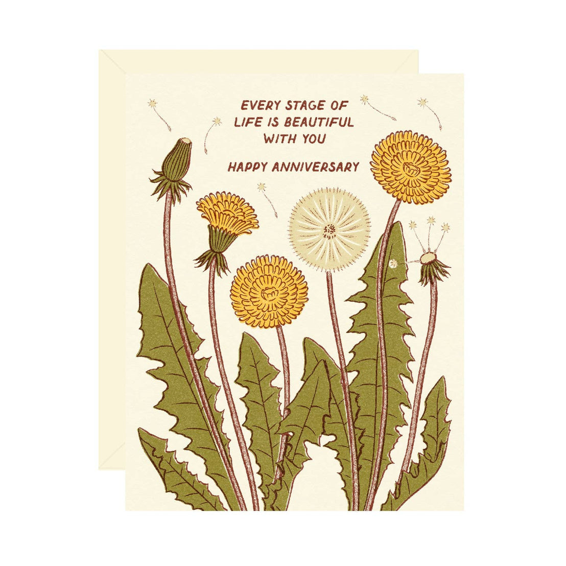 Anniversary Dandelion, Wallflower Paper