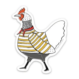 French Hen Sticker