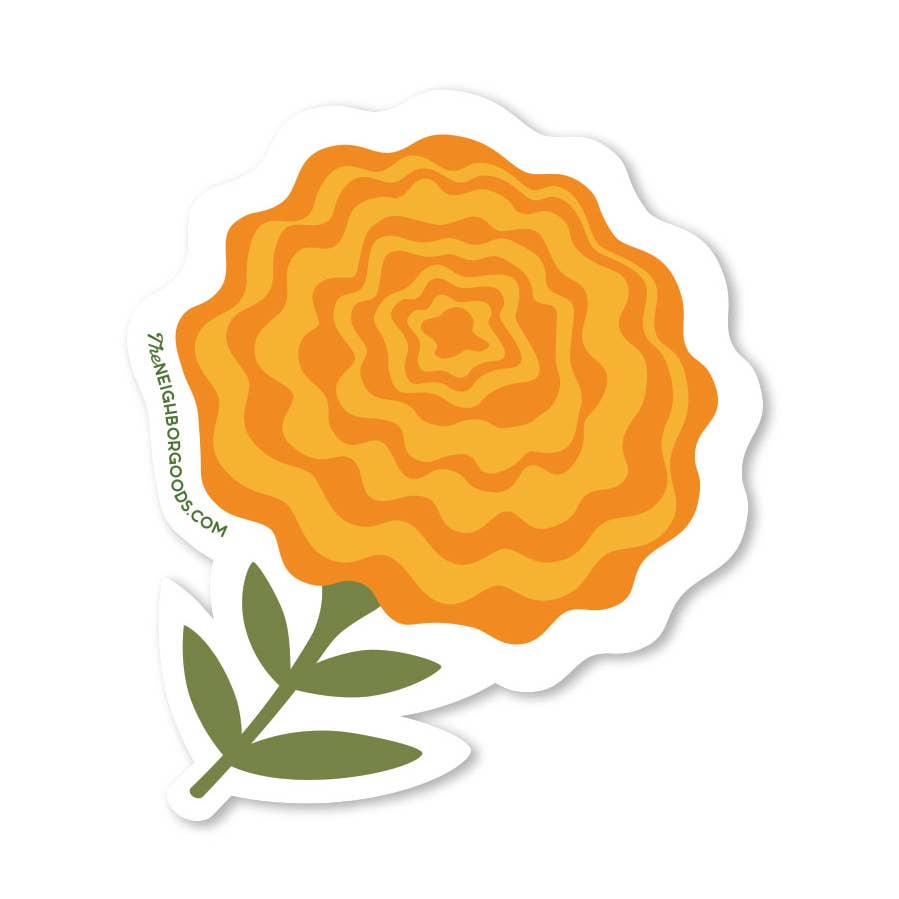 Marigold Sticker