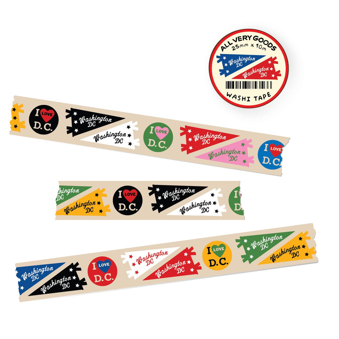 Washington DC Washi Tape