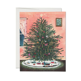Tinsel Tree Boxed Set, Red Cap Cards