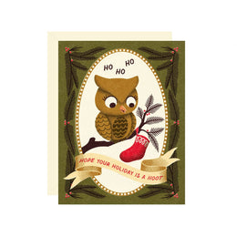 Owl Holiday, Wallflower Paper