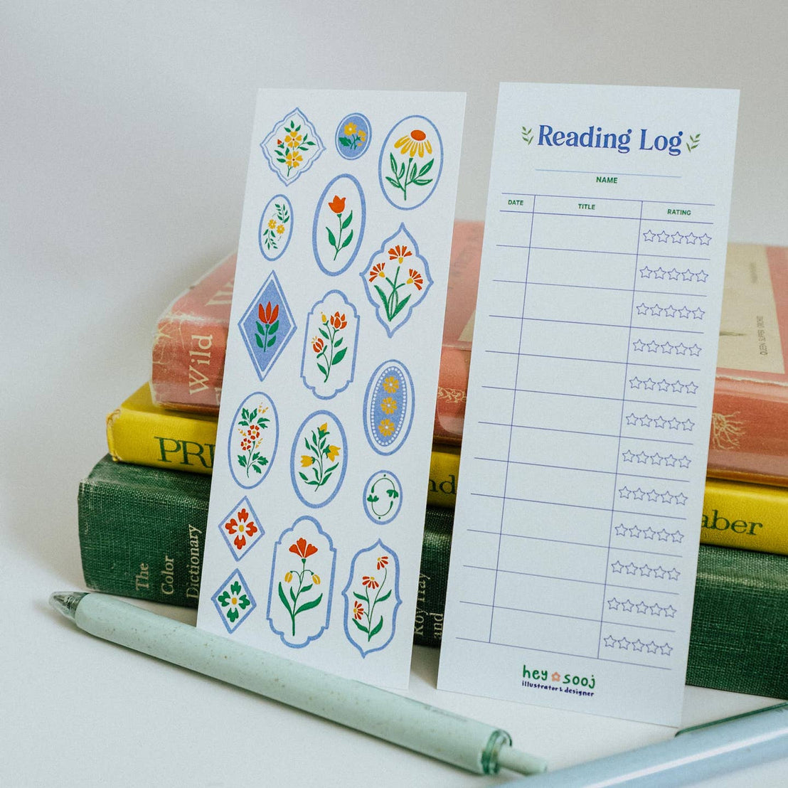 Floral Edition Bookmark