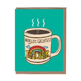 Greatest Teacher Mug, La Familia Green