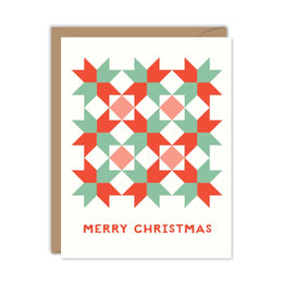 Merry Christmas Vintage Quilt, Mellowworks