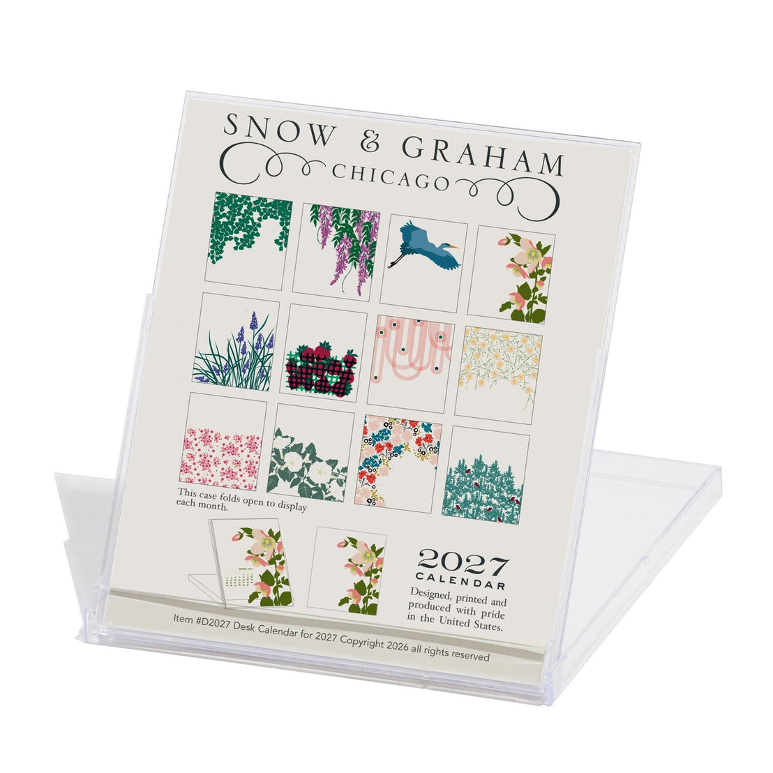 2027 Desk Calendar