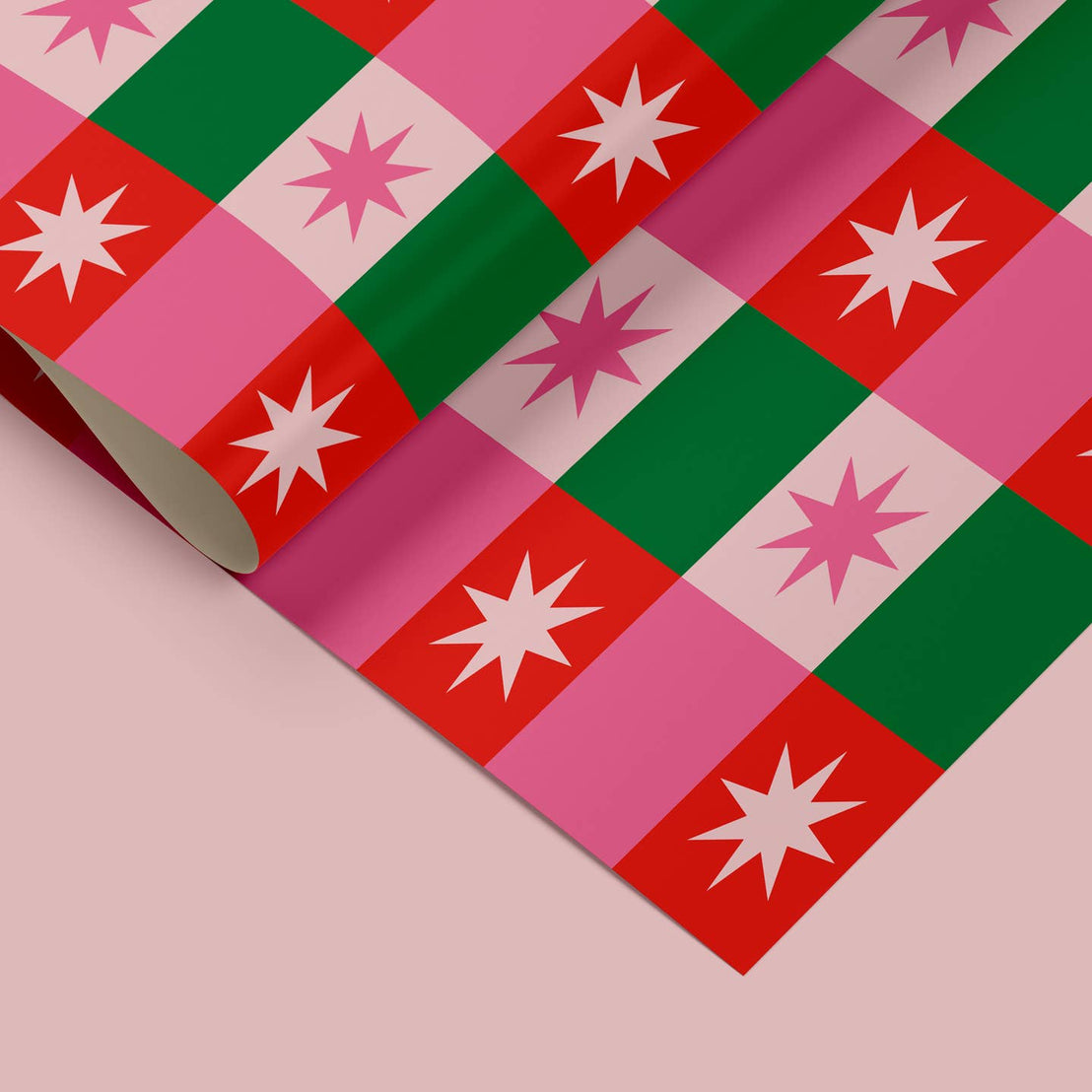 Festive Stars Gift Wrap