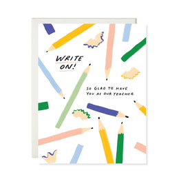 Write On! Teacher Appreciation, Karen Schipper