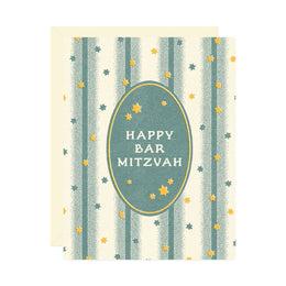 Bar Mitzvah Striped, Wallflower Paper