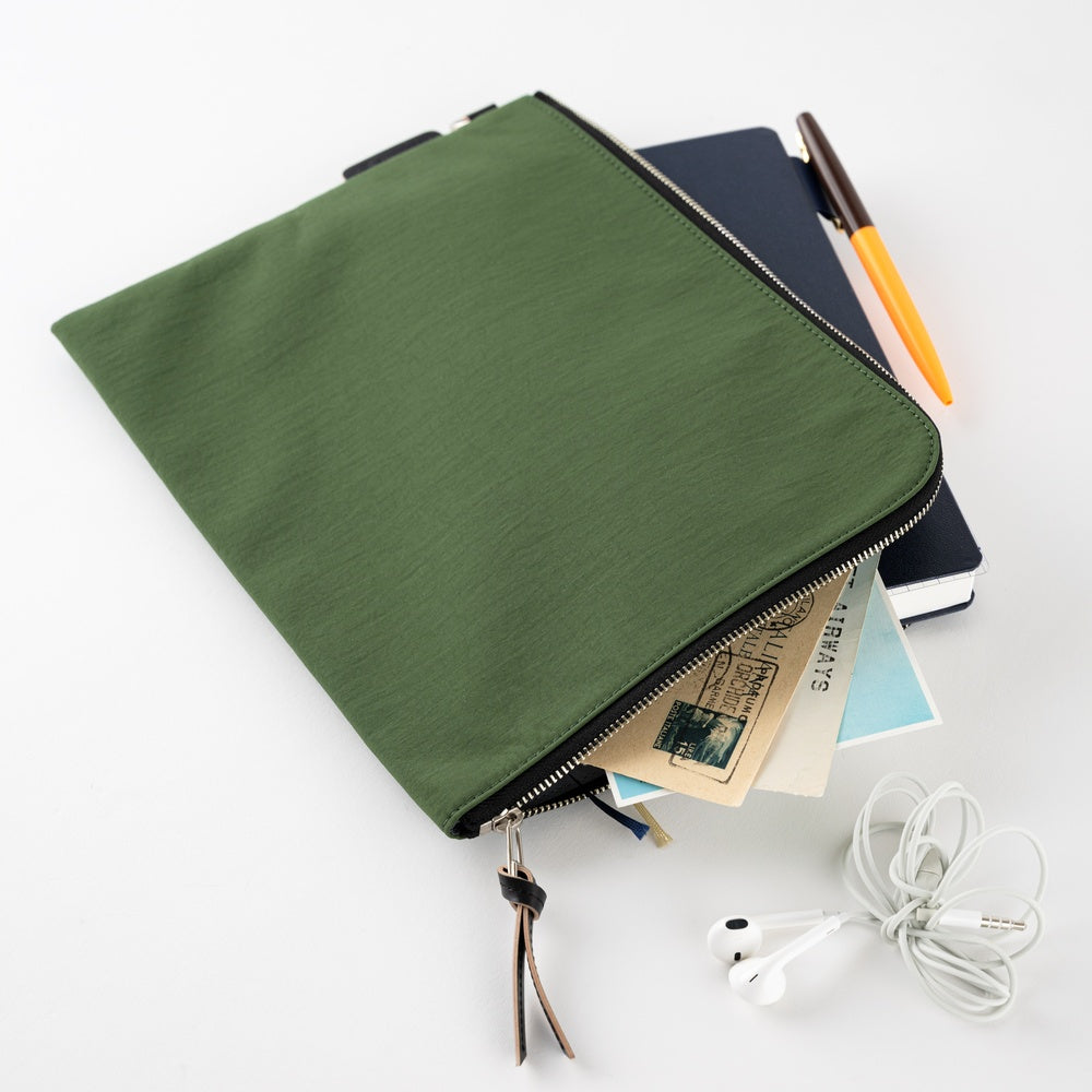 Hobonichi A5 Tragen Flat Pouch | Green