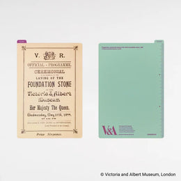 Hobonichi V&A Series: Pencil Board for A6 Size (V&A’s Foundation Stone Programme)