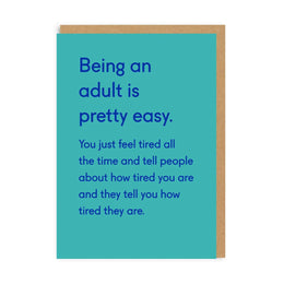Being An Adult, Ohh Deer
