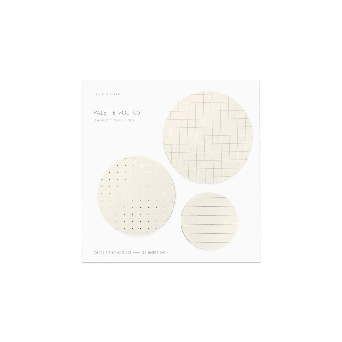 Angora Circle Sticky Note Set