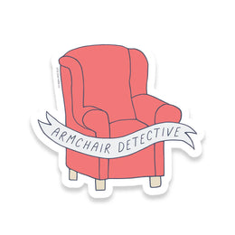 Armchair Detective Sticker