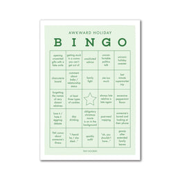 Awkward Holiday Bingo