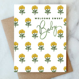 Yellow Floral Baby, Abigail Jayne