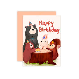 Forest Animals Birthday, The Little Red House