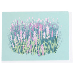 Lavender Notecard, Smudge Ink