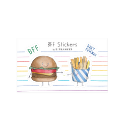Burger and Fries BFF Stickers
