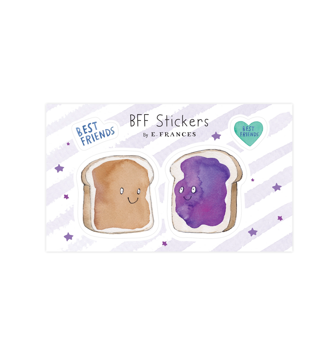 PB and J BFF Stickers