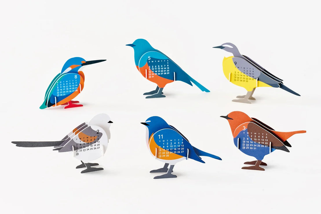 2027 Birds Desk Calendar