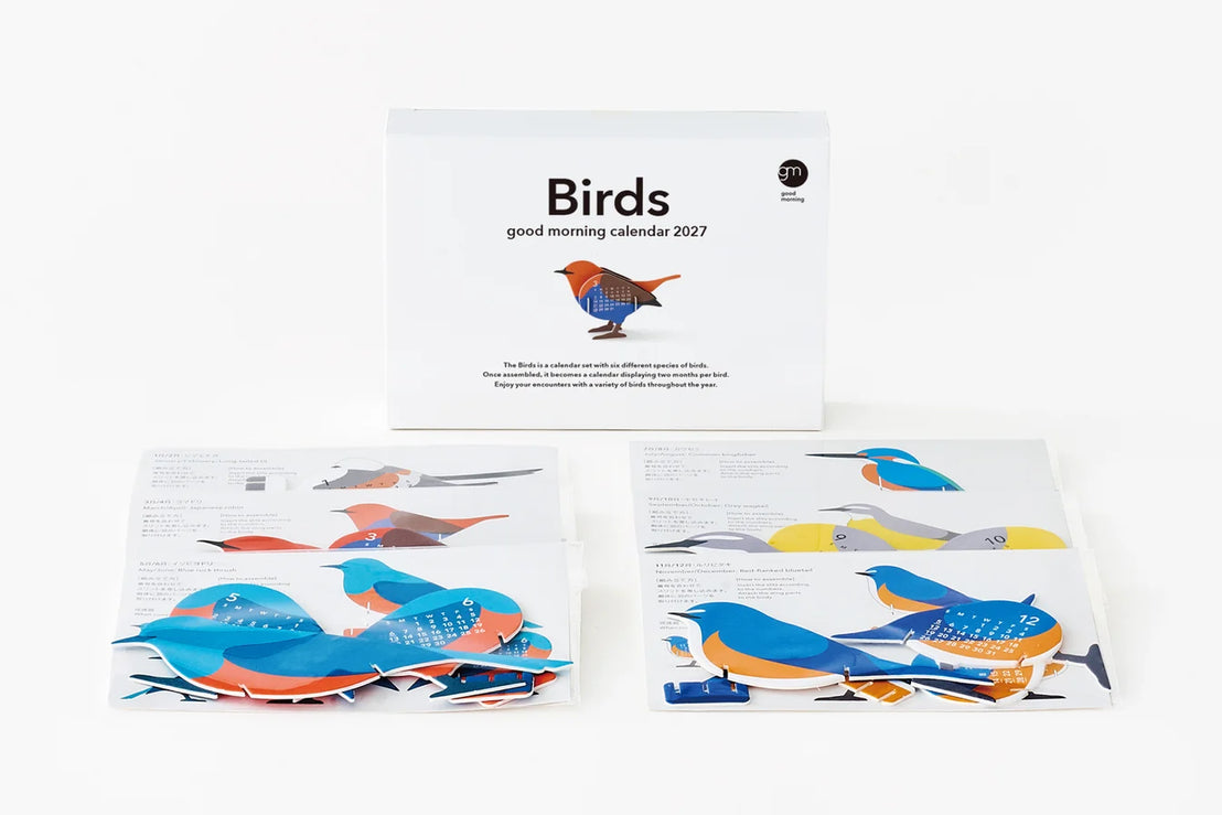2027 Birds Desk Calendar