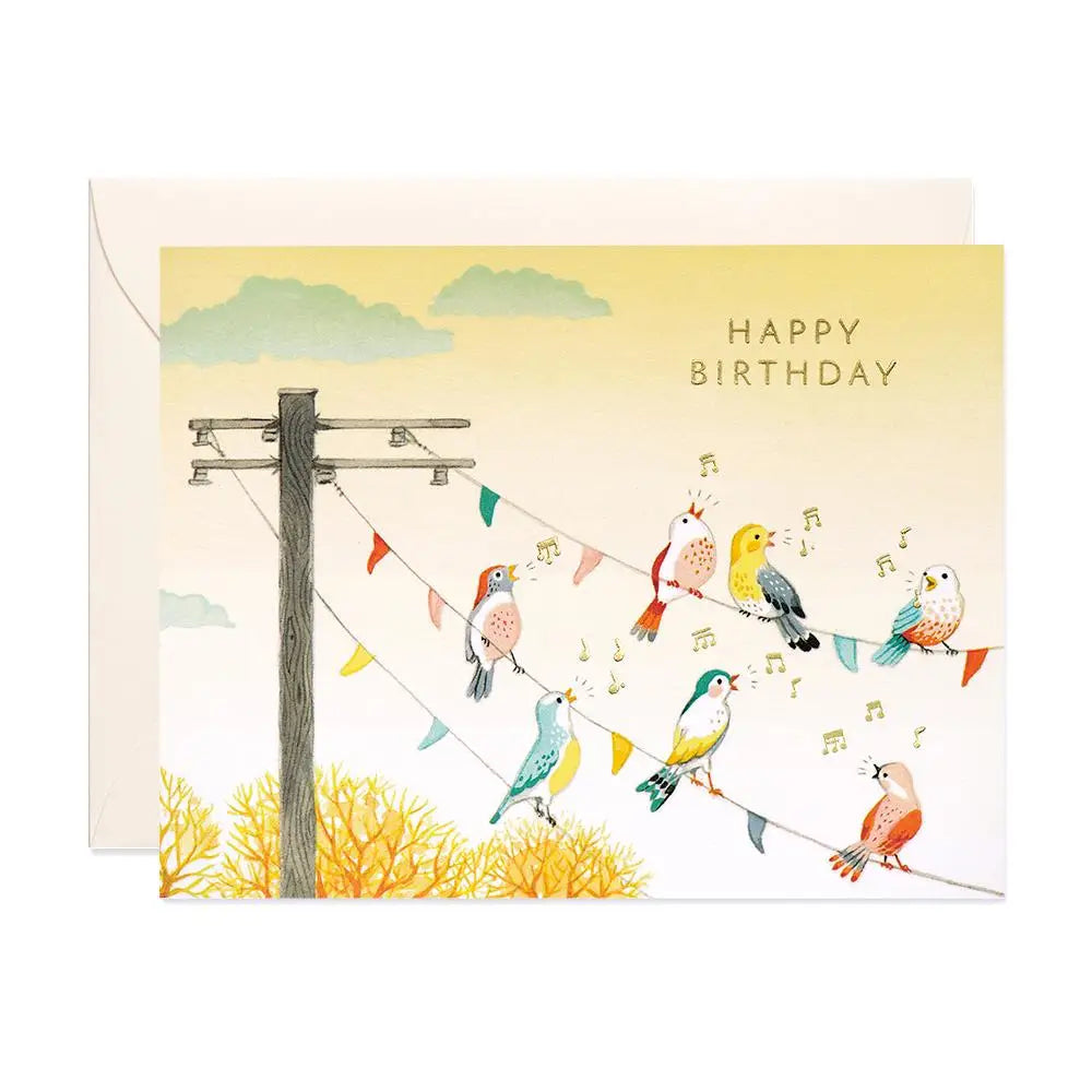 Birds On A Wire Birthday, JooJoo Paper