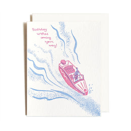 Birthday Boat, Homework Letterpress